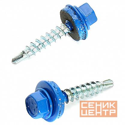 Саморез Кровельный 4.8Х 29, Ral 5005 (Сигнально-Синий),кг